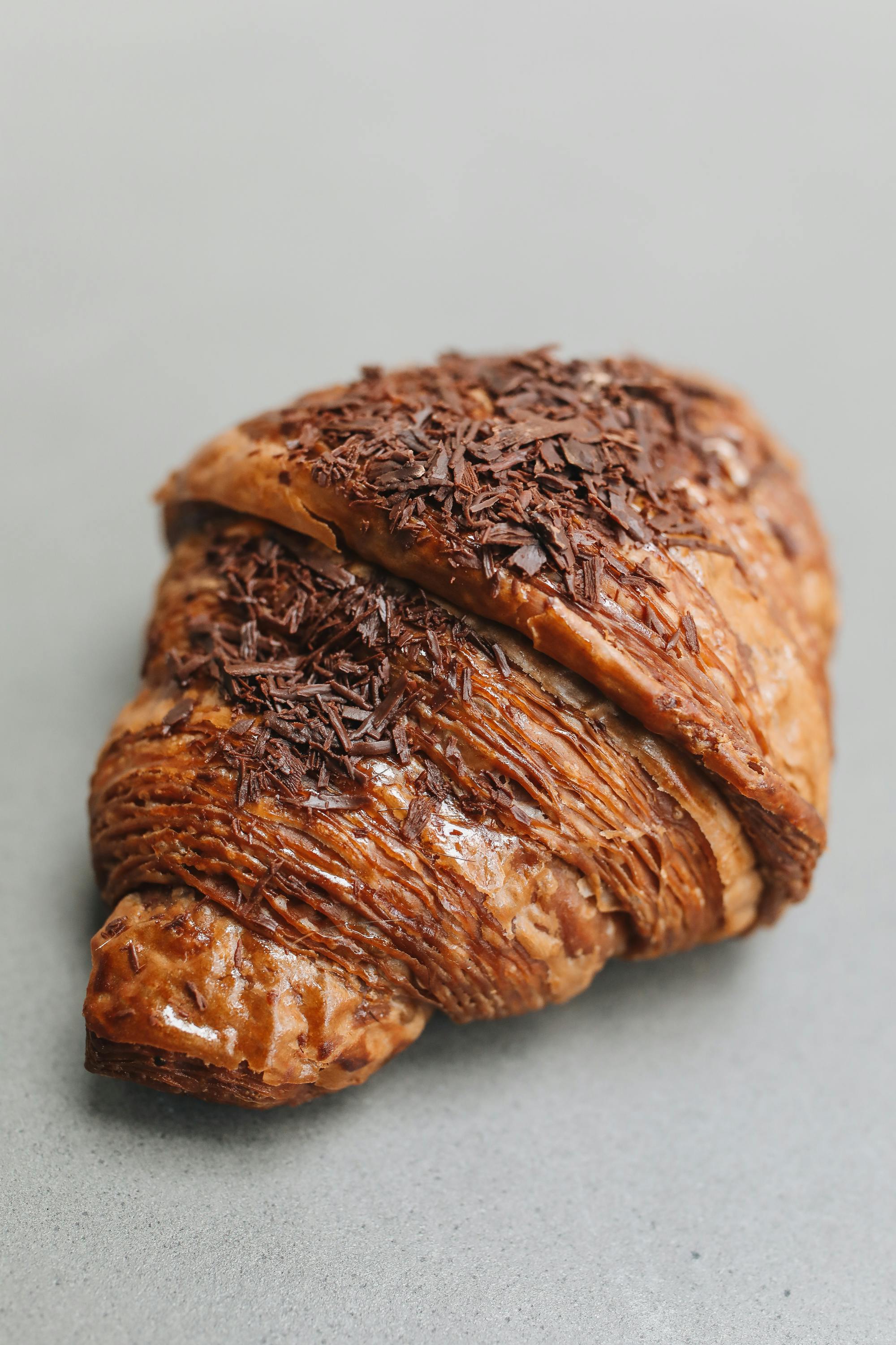 A chocolate croissant